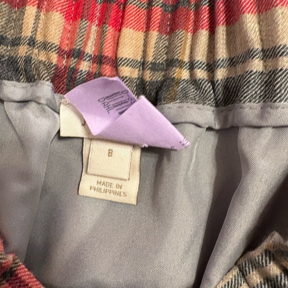 J. Crew Red and Gray Plaid Mini Skirt - Picture 3 of 4